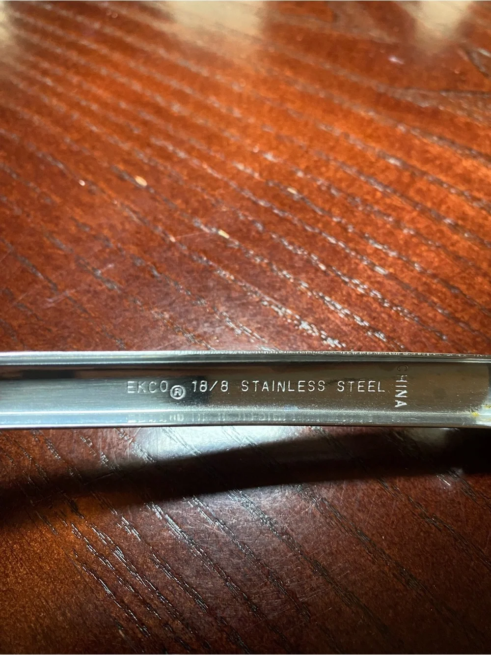 EKCO Stainless Steel Slotted Turner and Slotted Serving Spoon - Silver 18/8,